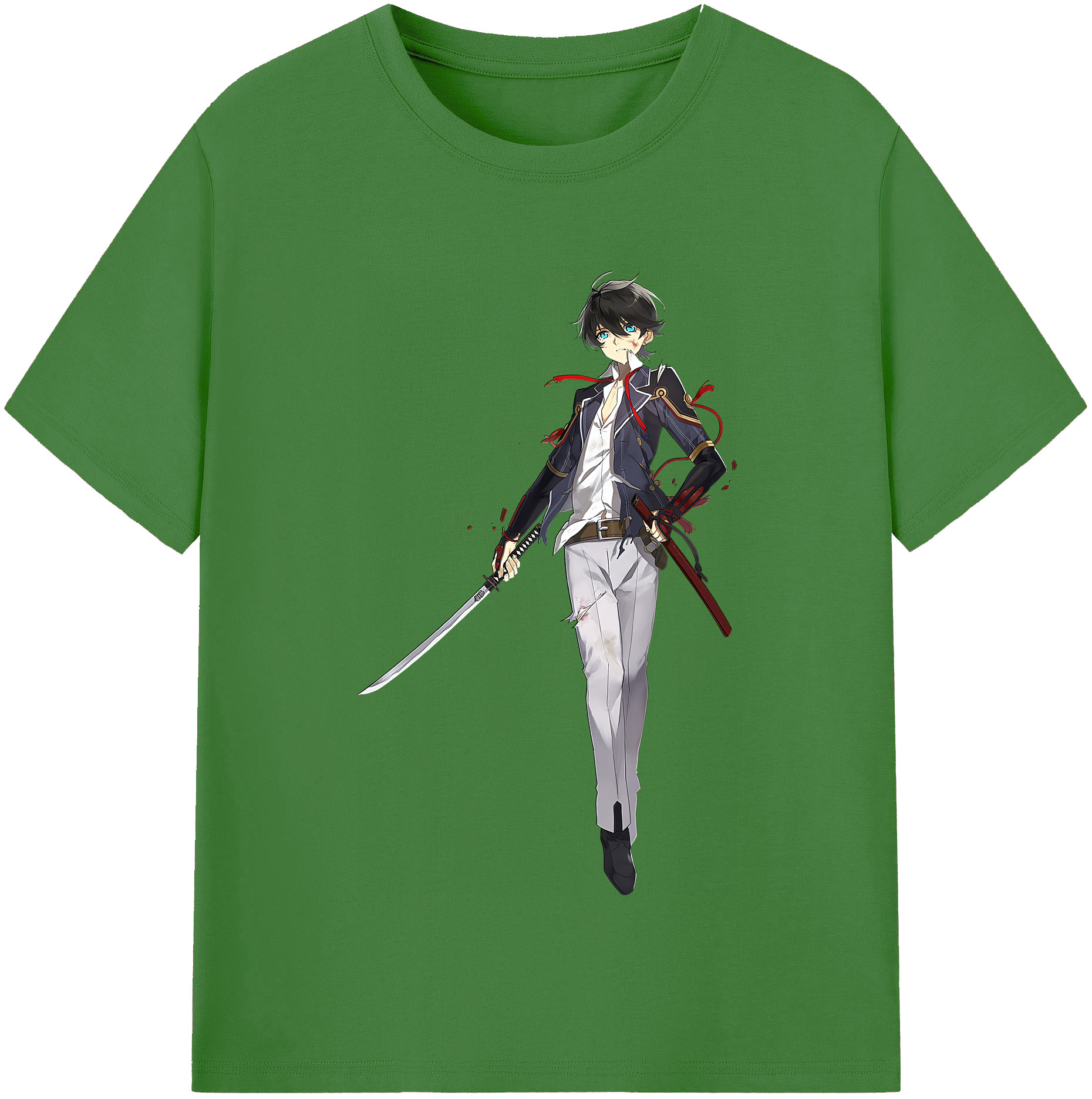 （画像用） 刀剣乱舞 Touken Ranbu レディースカジュアルプリントTシャツ（綿100％）